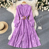 Elena Dress ( Lilac)